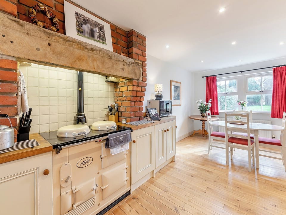 Reverse view of the spacious dining / kitchen | Bumble Cottage, Newton-on-the-Moor, near Alnwick