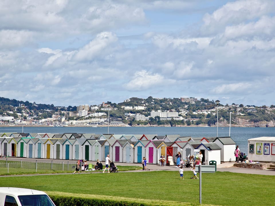 Fantastic views across the bay from Torquay to Brixham | 16 Belvedere Court, Paignton