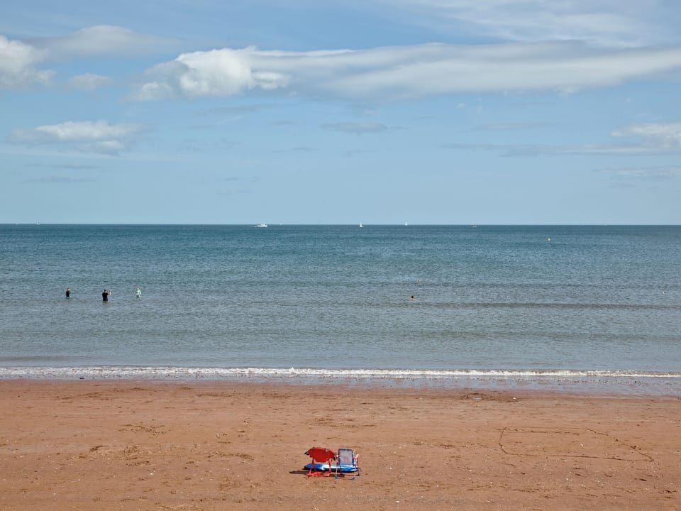 Preston Sands beach directly opposite the apartments | 16 Belvedere Court, Paignton