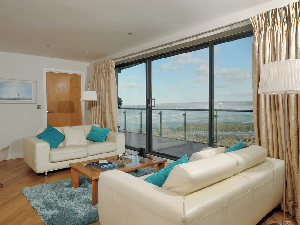 Living area with fantastic sea views | Wow - Nassau Court, Westward Ho!