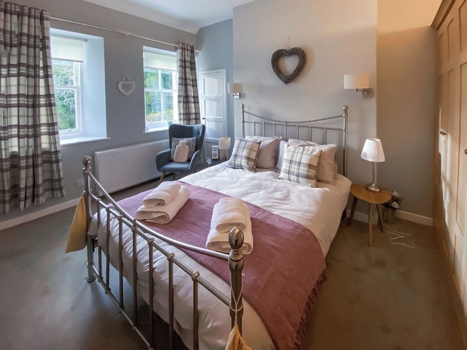 Comfortable double bedroom | The Old School House Cottage, Kettins, near Blairgowrie