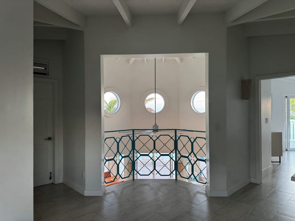 Upstairs balcony 