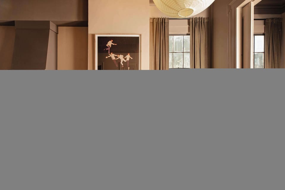 Open Concept Dining Area | Seats 6 | First FloorHistoric Greek Revival Exterior | New Orleans Architecture | First Floor