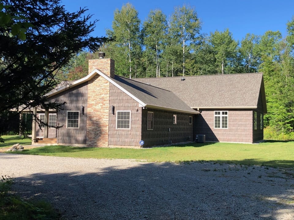 Front of lodge