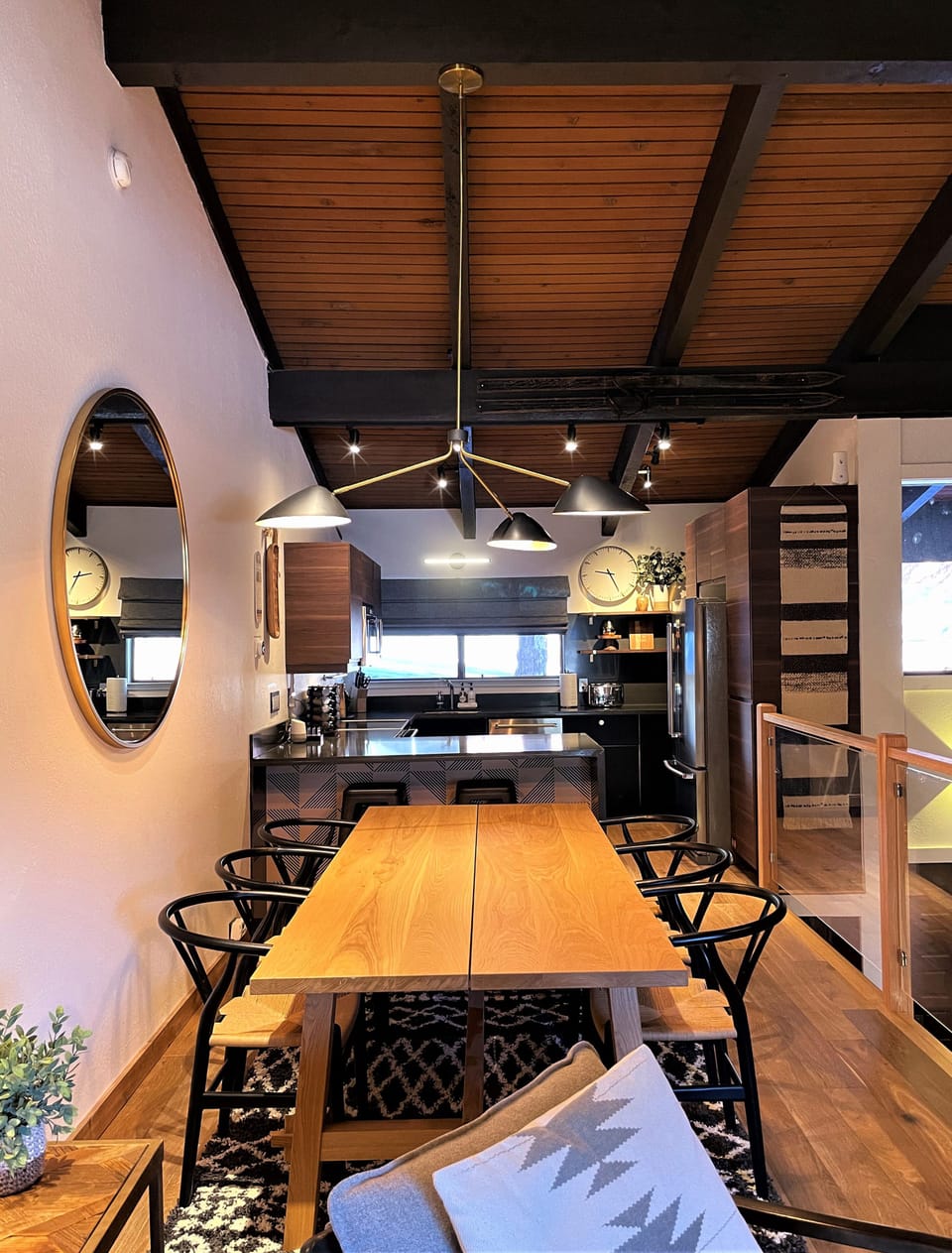View towards Dining and Kitchen