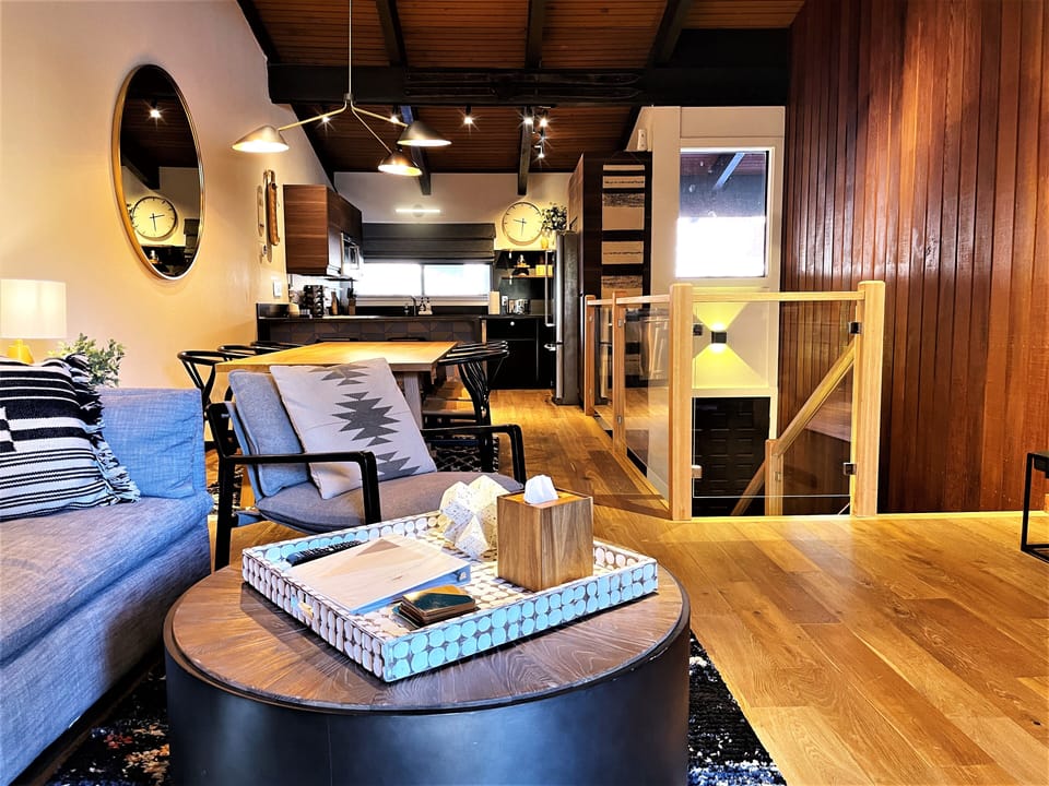 Overall view of the upper level - from the Living Room.