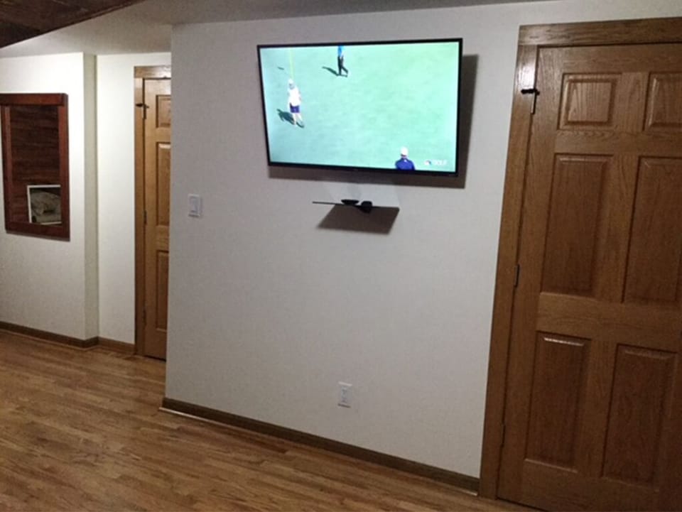 Upstairs also has a new 55” Smart Flat Screen TVs with Full Premium Channel