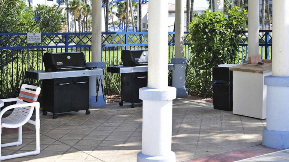 Grill area at main pool area