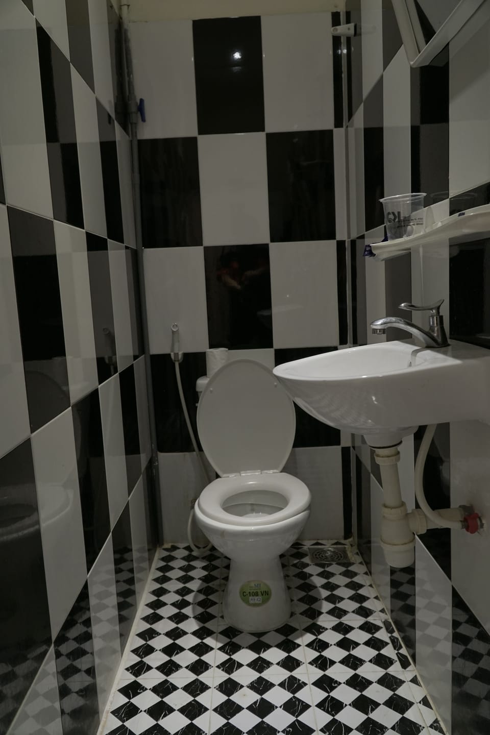 Shower, free toiletries, hair dryer, slippers