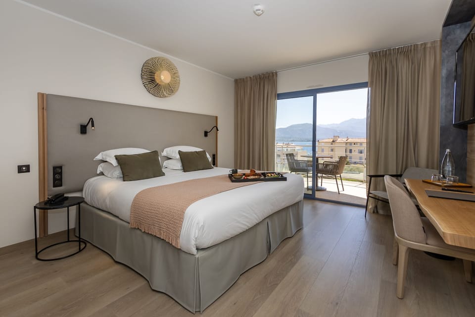 Classic Double Room, Partial Sea View | View from room