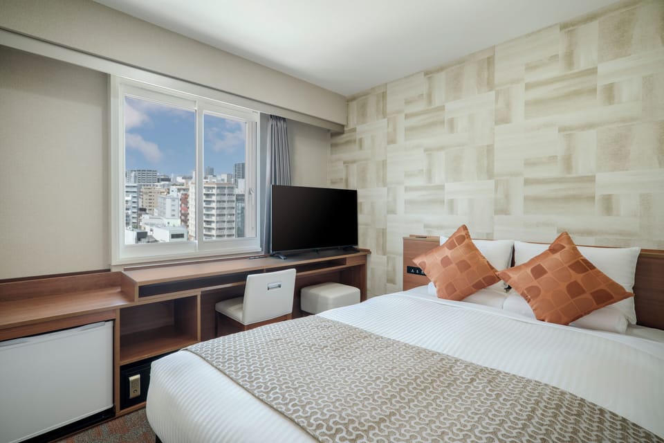 Renewal Standard Double Room, Non Smoking | In-room safe, desk, blackout drapes, iron/ironing board (on request)