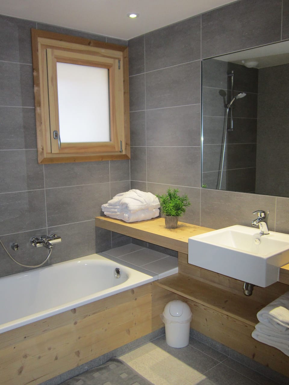 Family Lodge Suite 4 People | Bathroom | Free toiletries, hair dryer, towels