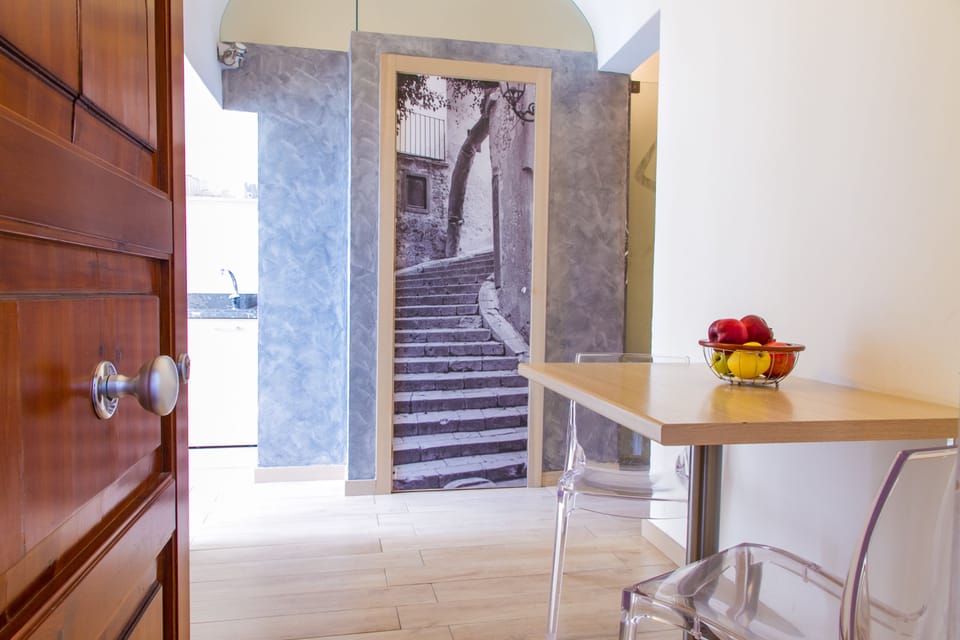 Interior entrance