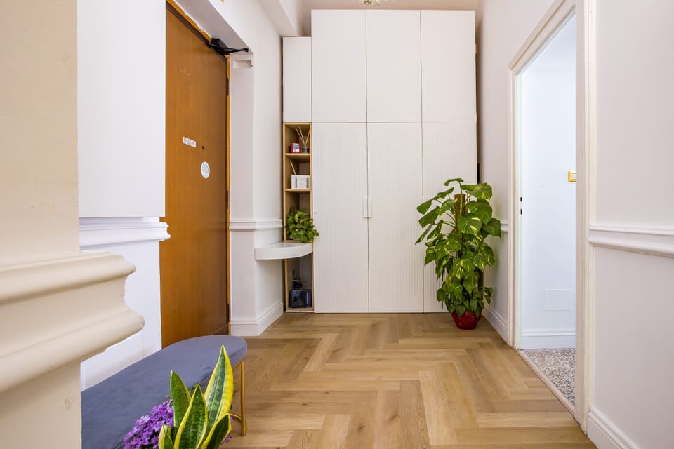 Interior entrance