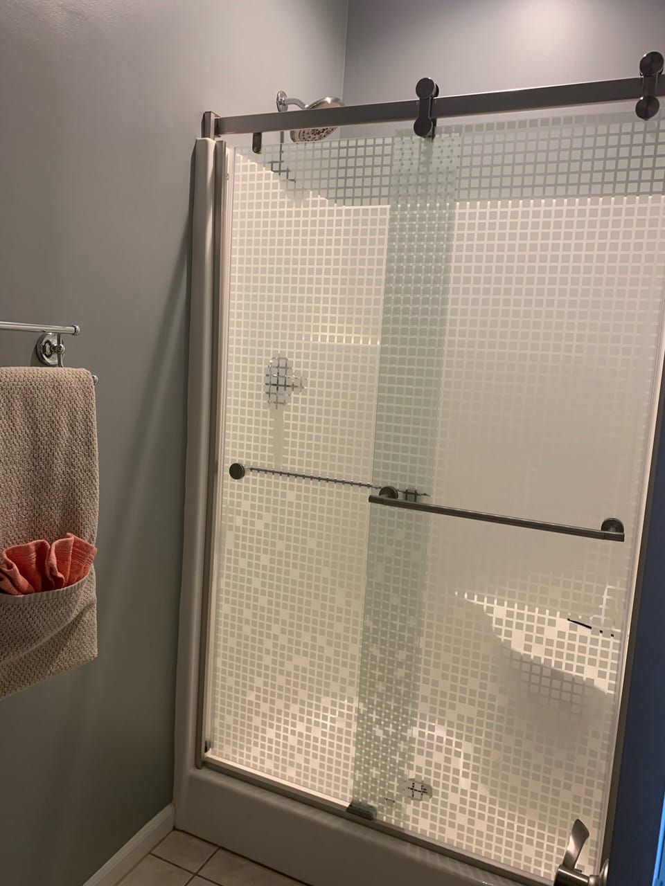 Master bath walk-in shower