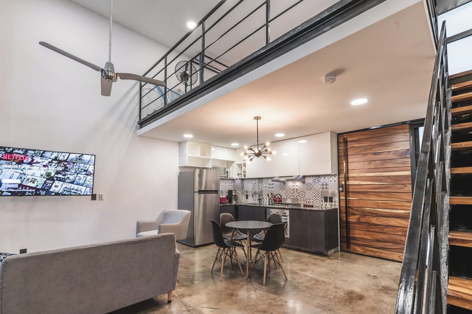 Loft, Multiple Beds, Non Smoking (Loft 202) | Living area | Smart TV