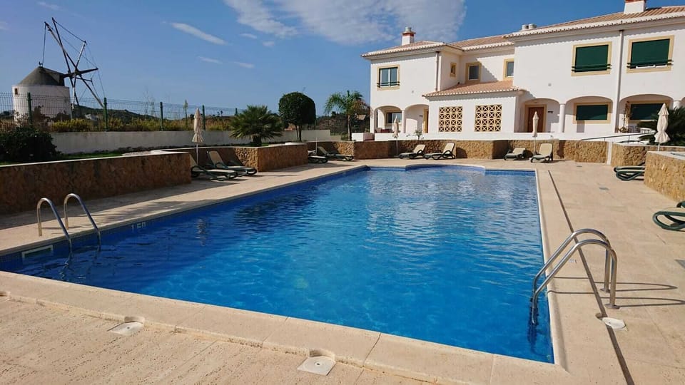 swimming pool and our property in tehebackground