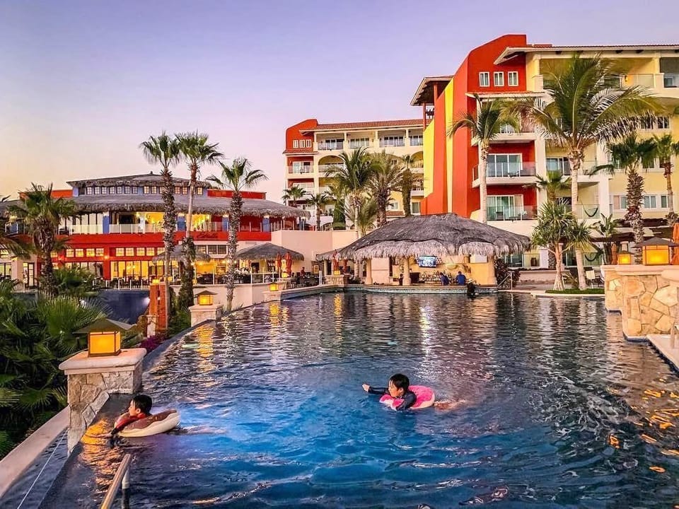 Have a meal or drink at the resort next door (Welk's Sirena del Mar). 