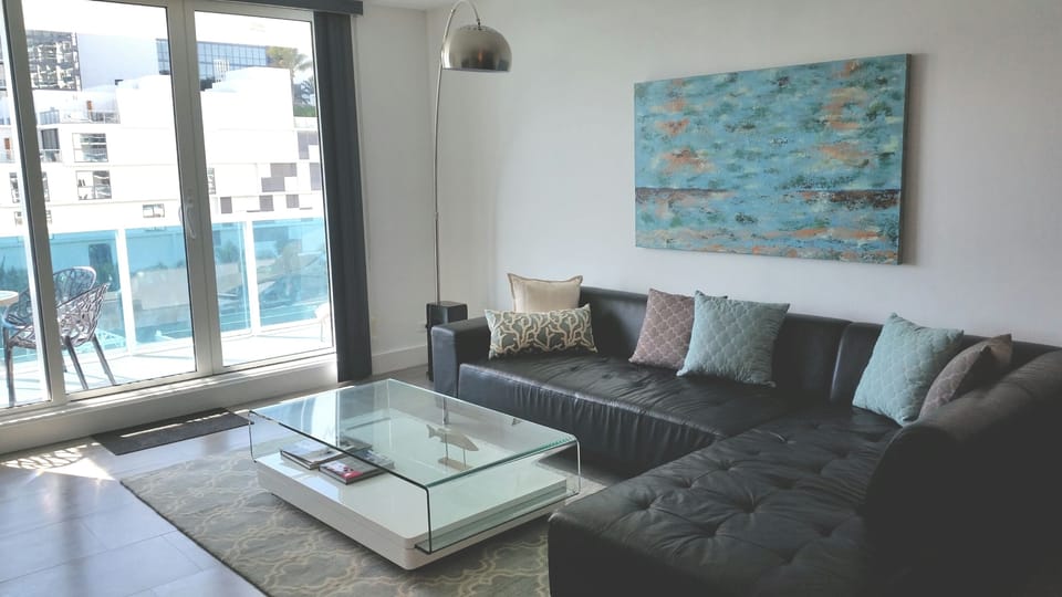 Living room, facing south