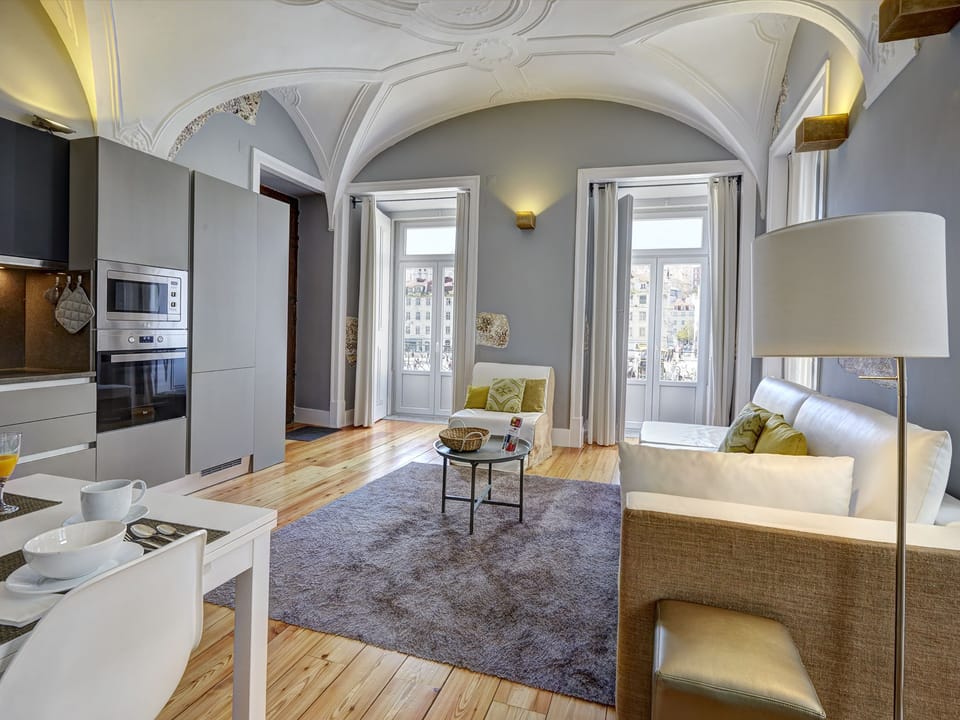 Apartment, 1 Bedroom | Living room | LCD TV