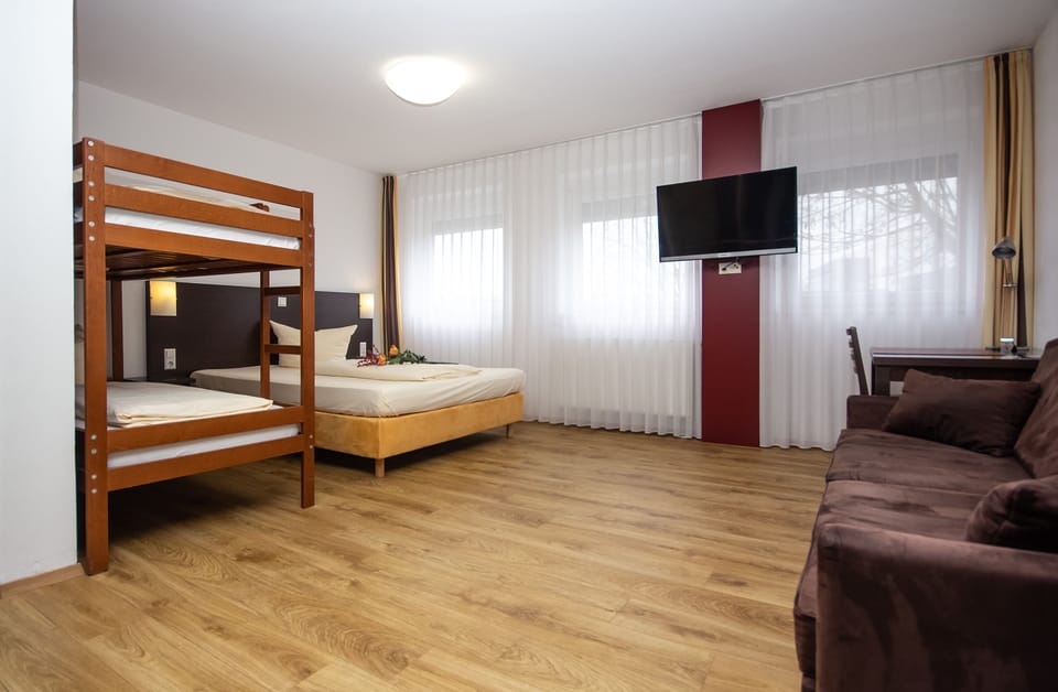 1 bedroom, blackout drapes, soundproofing, WiFi (free)