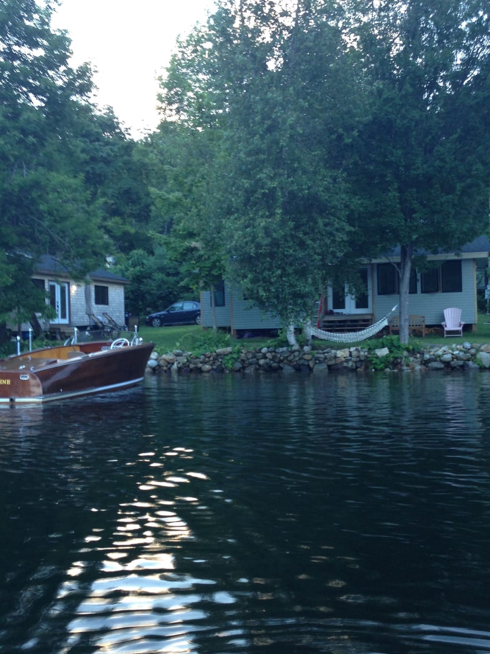 on the water