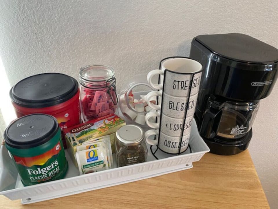 All the fixings for a cup of coffee or tea
