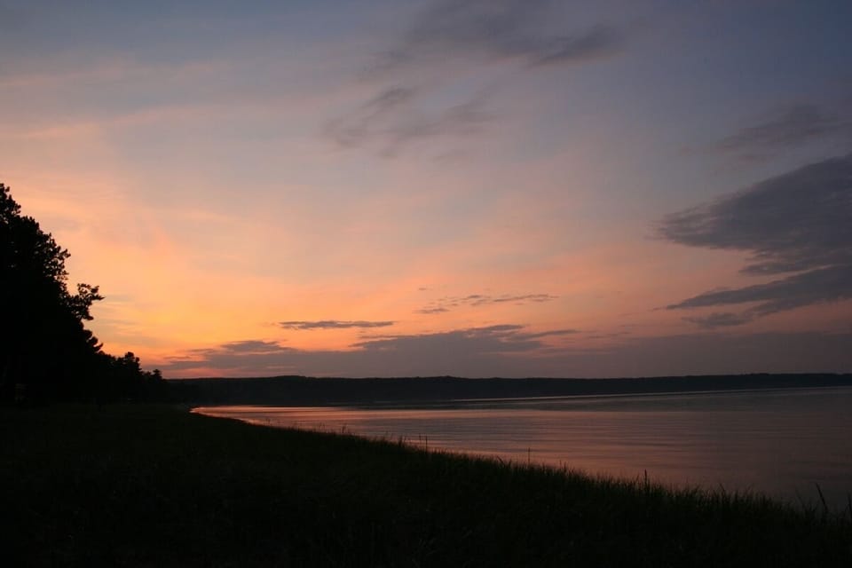 Sunset over the Bay.