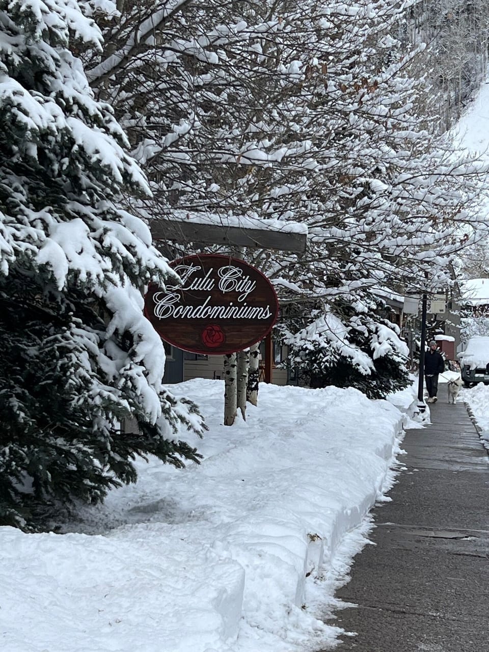 Unlit sign.  Hard to see at night when you're turning into the reserved parking