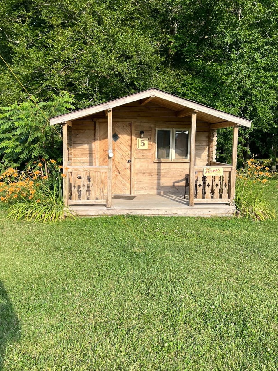 Across the road from our 24/7 shower house and restrooms.