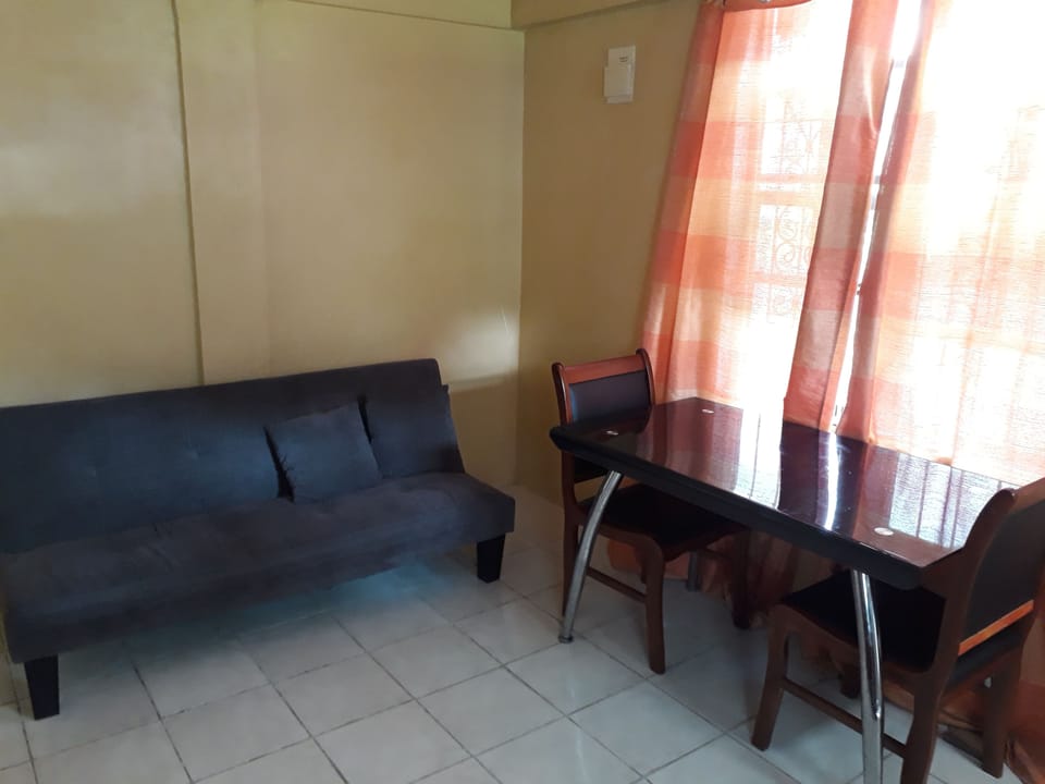 Basic Apartment, 1 Double Bed | Living room | 32-inch flat-screen TV with cable channels, TV