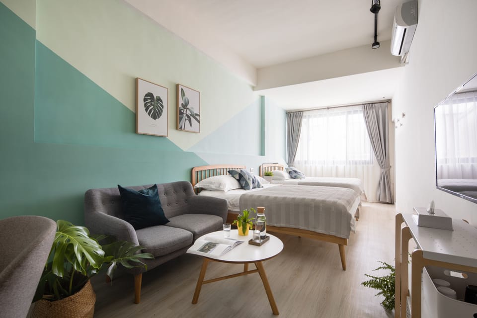 Classic Quadruple Room | Individually furnished, desk, laptop workspace, blackout drapes