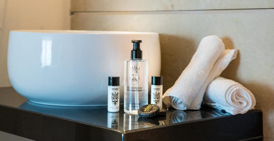 Free toiletries, hair dryer, slippers, bidet