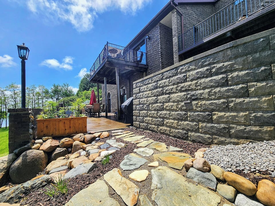 Backyard patio