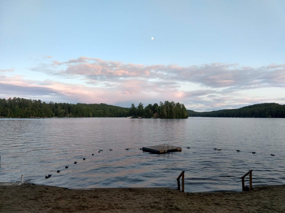Swim area. What a view!