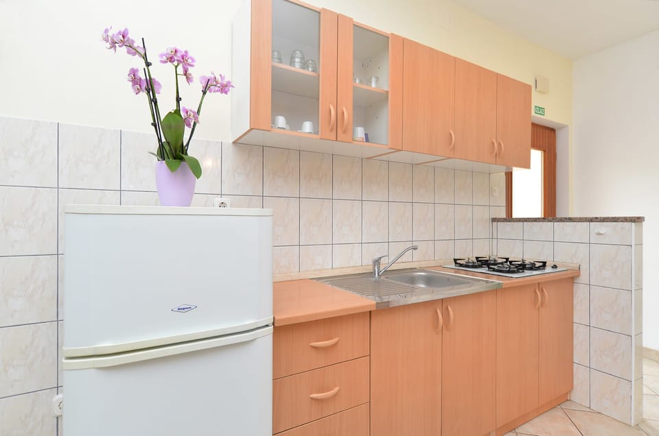 Standard Apartment, 2 Bedrooms (344/792) | Private kitchen | Fridge, stovetop, coffee/tea maker, electric kettle