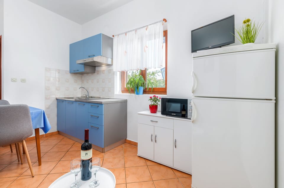 Standard Apartment, 1 Bedroom (365/842) | Private kitchen | Fridge, stovetop, coffee/tea maker, cookware/dishes/utensils
