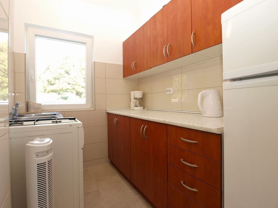 Standard Apartment, 2 Bedrooms (0303) | Private kitchen | Fridge, microwave, stovetop, coffee/tea maker