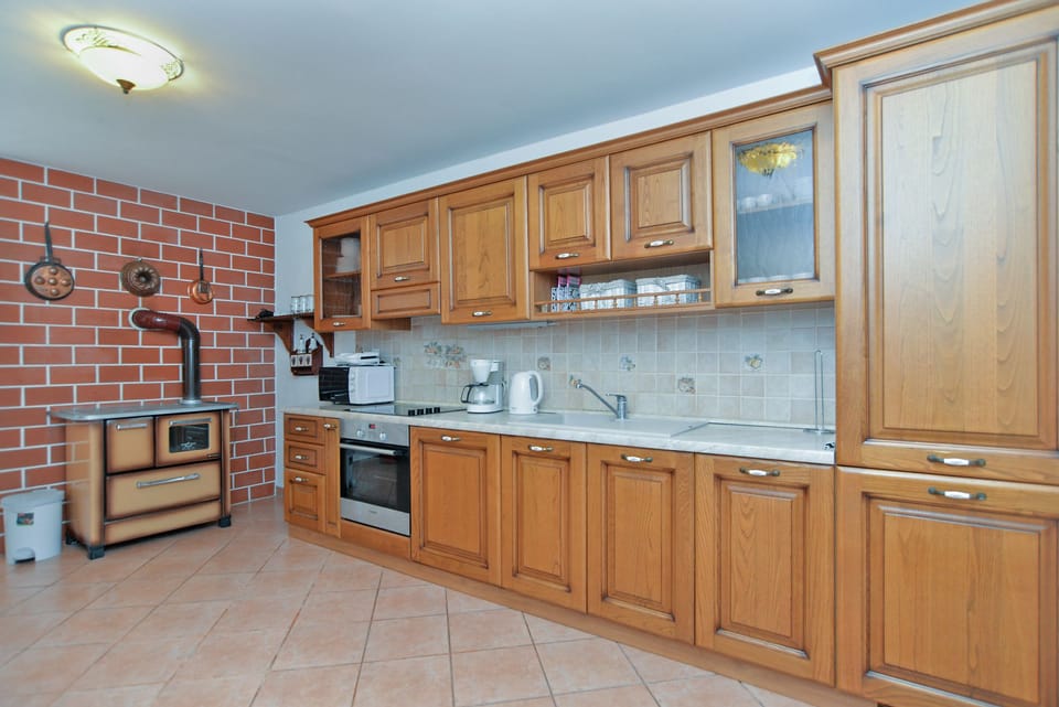 Standard Villa, Multiple Bedrooms (0306) | Private kitchen | Fridge, microwave, oven, stovetop