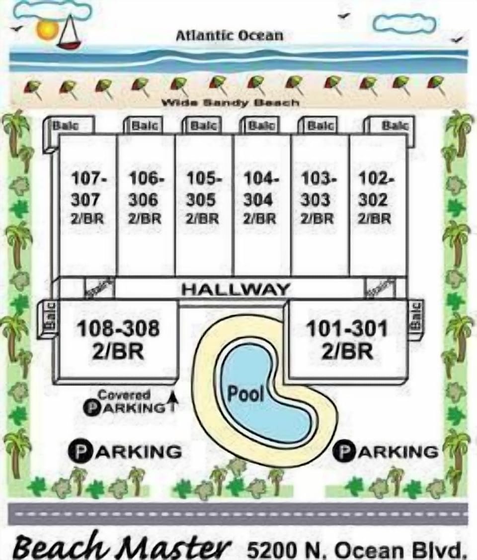 Only 24 units share the swimming pool at this lovely Cherry Grove complex.