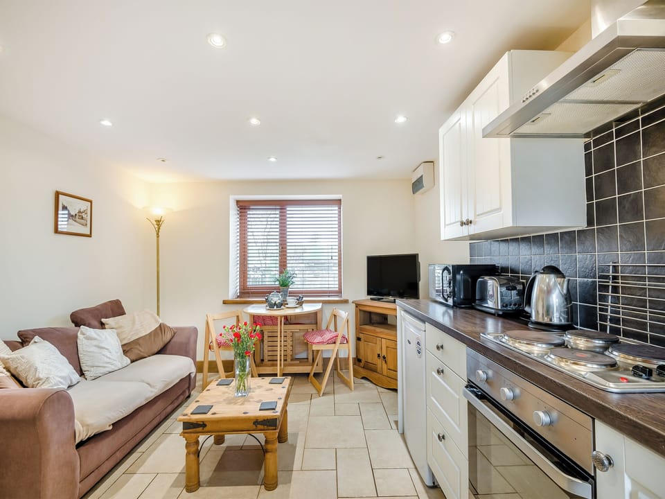 Open plan living space | The Stables - Court Farm Holiday Barns, Bream, near Lydney