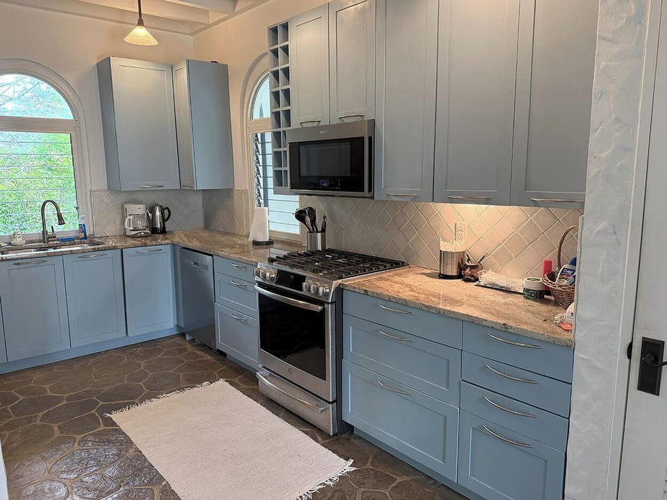 Your kitchen is well equipped and ready for you to prepare a delicious meal
