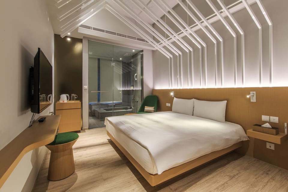Superior Double Room, 1 Queen Bed | 1 bedroom, down comforters, blackout drapes, iron/ironing board
