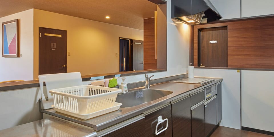 Fridge, microwave, rice cooker