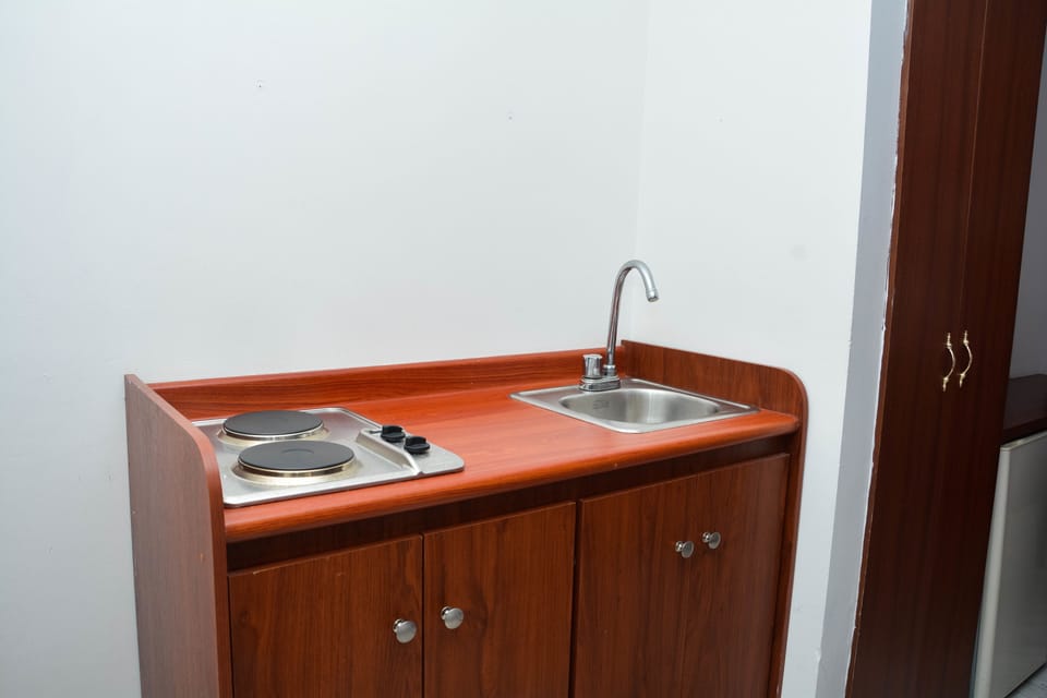 Comfort Double Room Single Use | Private kitchen | Fridge