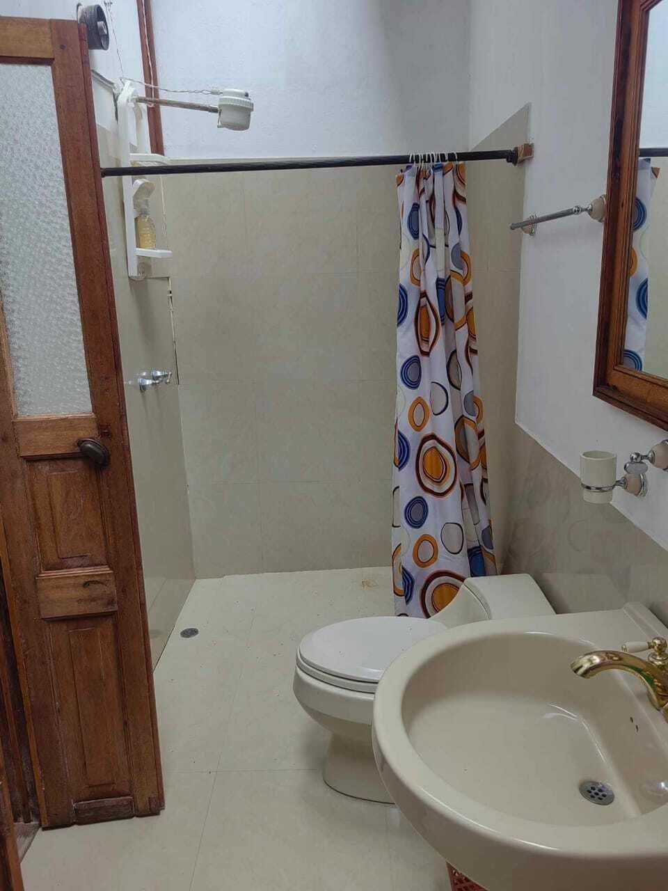 Family Room, Multiple Beds, Garden View | Bathroom | Shower, rainfall showerhead, free toiletries, hair dryer