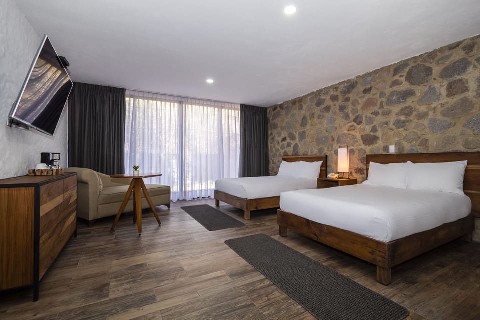 Standard Quadruple Room, Garden View | View from room