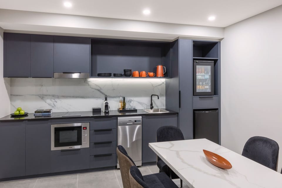 Accessible Two Bedroom One Bathroom | Private kitchen | Espresso maker, coffee/tea maker, electric kettle, cleaning supplies