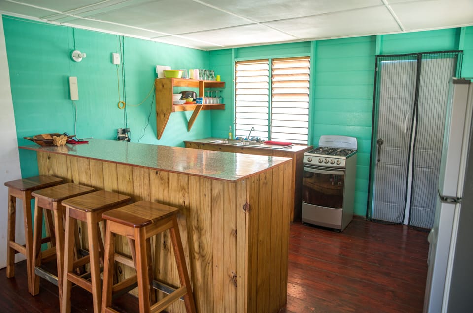 Family Cottage, 2 Bedrooms | Private kitchen | Cleaning supplies