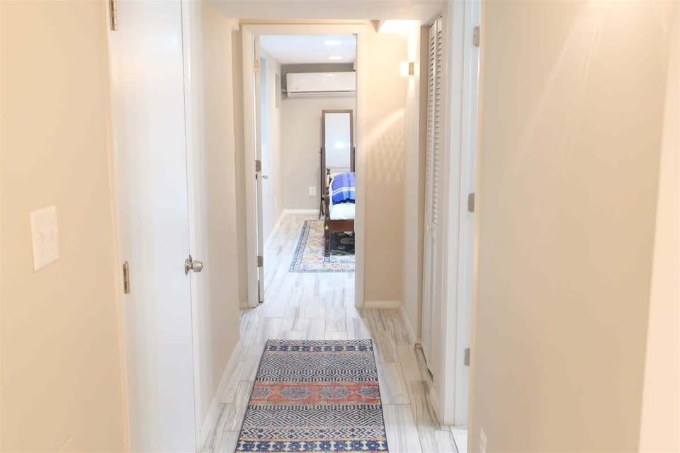 Hallway leading to back bedroom 